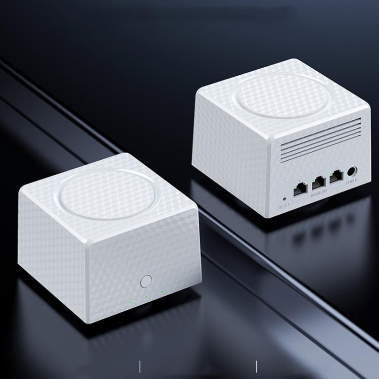 Urant USM16 1200Mbps Dual-band Mesh WiFi Router Signal Amplifier with 3 Gigabit Ethernet Ports(White)
