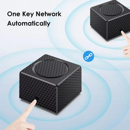 Urant USM16 1200Mbps Dual-band Mesh WiFi Router Signal Amplifier with 3 Gigabit Ethernet Ports(Black) - free shipping - PMC Jewellery - Order now!