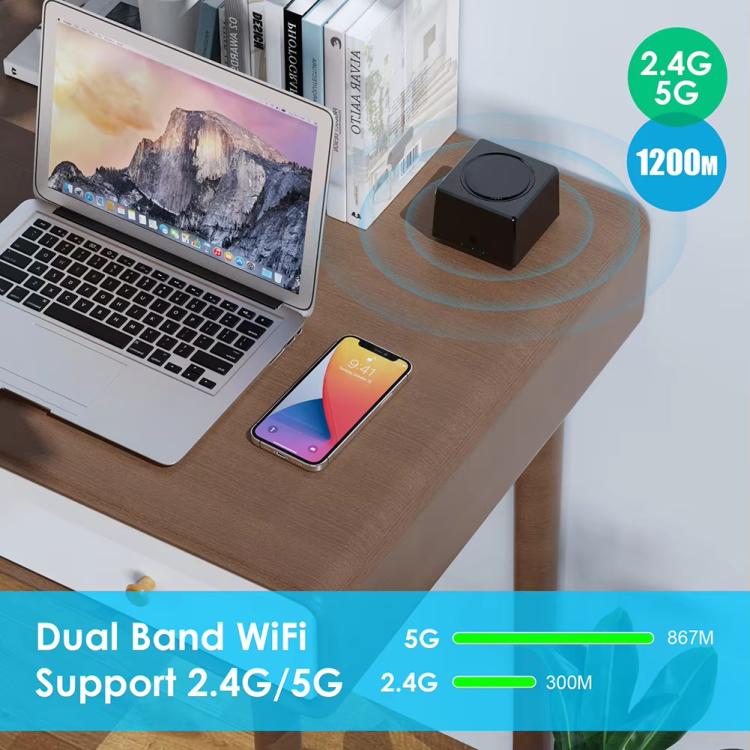 Urant USM16 1200Mbps Dual-band Mesh WiFi Router Signal Amplifier with 3 Gigabit Ethernet Ports(White) - Broadband Amplifiers by Urant | Online Shopping South Africa | PMC Jewellery | Buy Now Pay Later Mobicred