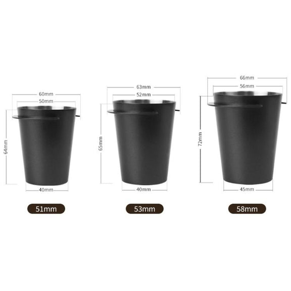 Thickened Coffee Catchers Espresso Machine Handle Catch Tool, Style: 58mm High Temperature Teflon