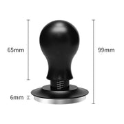 Coffee Constant Pressure Powder Press Adjustable Impact Hammer, Style: Black Thread+Round Base(51mm)