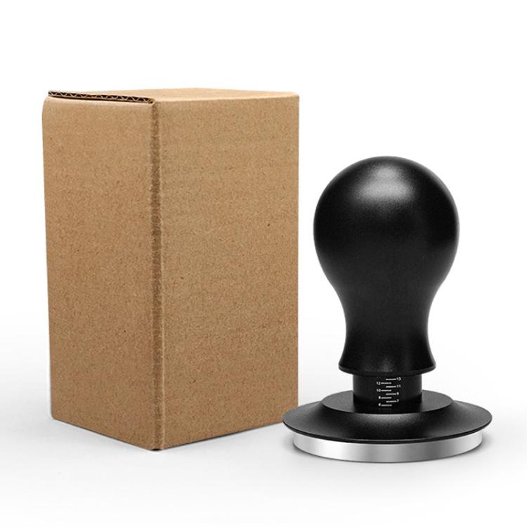 Coffee Constant Pressure Powder Press Adjustable Impact Hammer, Style: Black Thread+Round Base(51mm)