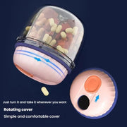 Portable Pill Box Sealed Water-resistant Pill Dispenser Drugs Medicine Organizer Dispenser Box, Color: Small Green