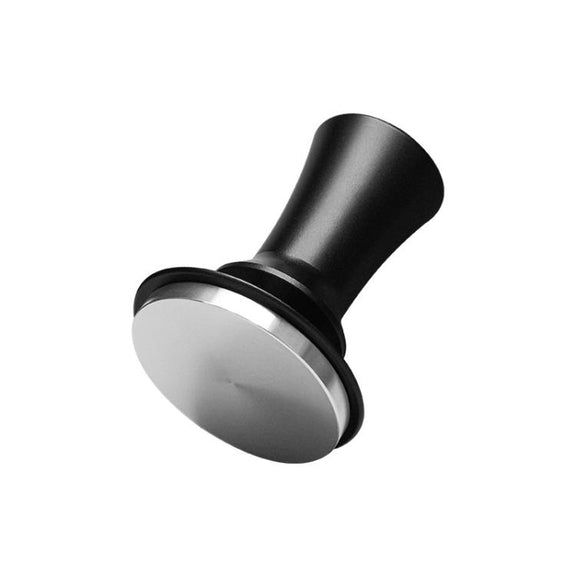 Scale Horizontal Constant Pressure Coffee Grinder Stretching Powder Press Hammer, Style: Black Flat Bottom(58mm)