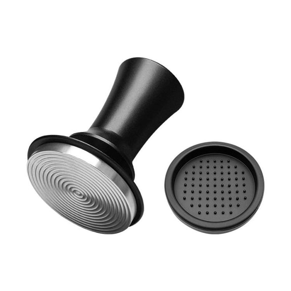 Scale Horizontal Constant Pressure Coffee Grinder Stretching Powder Press Hammer, Style: Black Thread+Round Base(58mm)