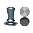 Scale Horizontal Constant Pressure Coffee Grinder Stretching Powder Press Hammer, Style: Silver Blue Thread+Round Base(58mm) - free shipping - PMC TechLife - Order now!