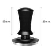 Scale Horizontal Constant Pressure Coffee Grinder Stretching Powder Press Hammer, Style: Silver Blue Thread+Round Base(51mm)