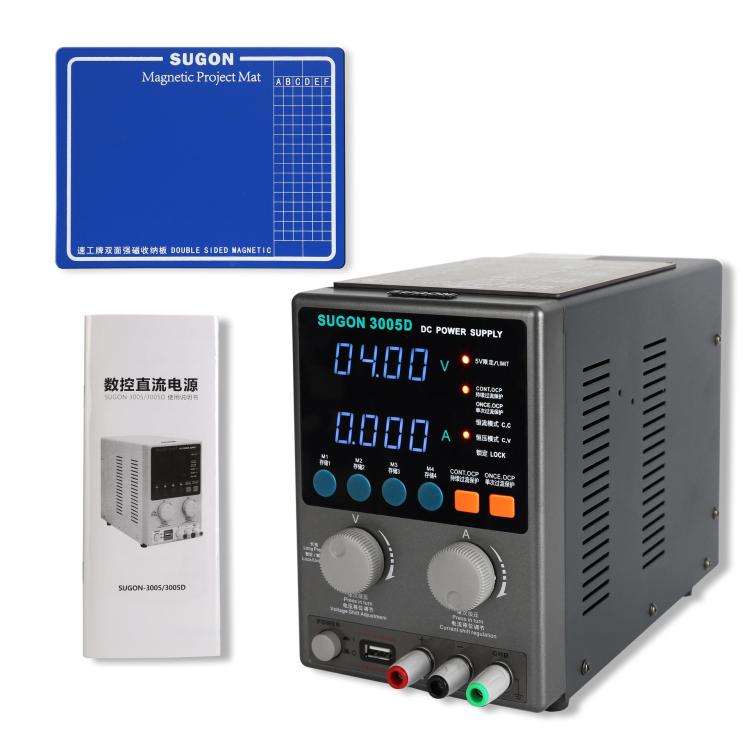 SUGON 3005D 4 Digital Display Power Supply Meter High Power Regulated Power Supply US Plug - free shipping - PMC Jewellery - Order now!