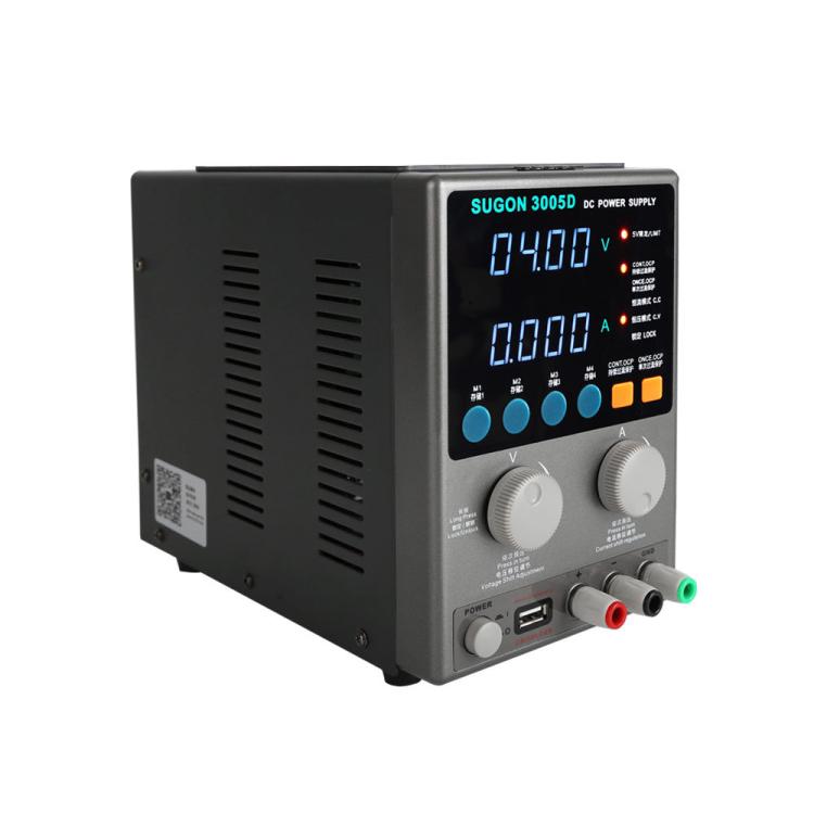 SUGON 3005D 4 Digital Display Power Supply Meter High Power Regulated Power Supply US Plug - free shipping - PMC Jewellery - Order now!
