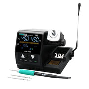 SUGON T60+210 Handle+I/K/IS Tips x 3 Precision Soldering Station Soldering Iron Set Cell Phone Repair Soldering Tool(US Plug)