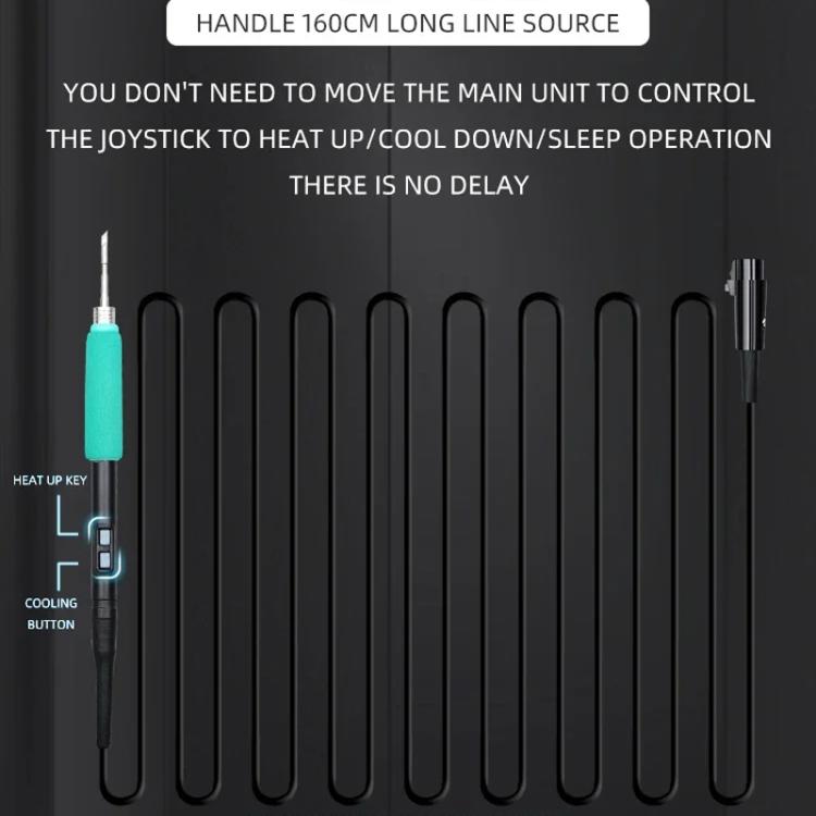 SUGON T60+210 Handle+I/K/IS Tips x 3 Precision Soldering Station Soldering Iron Set Cell Phone Repair Soldering Tool(EU Plug) - free shipping - PMc TechLife - Order now!