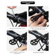 WEST BIKING Road Bike Cycling Sports Camera Meter Holder, Style: Adjustable Hollow 401