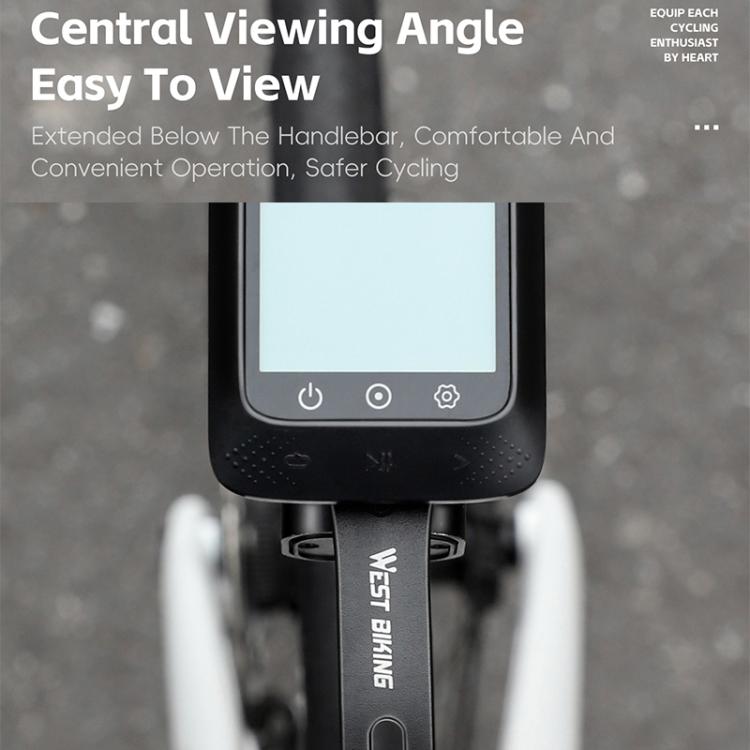 WEST BIKING Road Bike Cycling Sports Camera Meter Holder, Style: One-piece 400