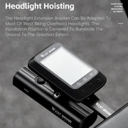 WEST BIKING Road Bike Cycling Sports Camera Meter Holder, Style: One-piece 400