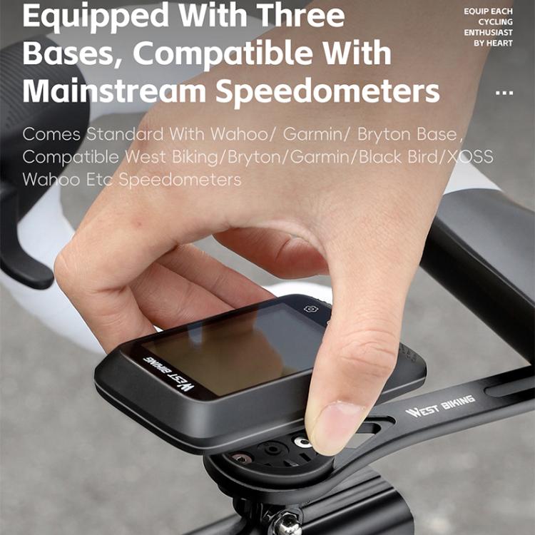 WEST BIKING Road Bike Cycling Sports Camera Meter Holder, Style: Adjustable Hollow 401