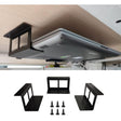Under Desk Laptop Tablet Mini PC Storage Stand Metal Invisible Tray Rack, Height: 4.8cm - Laptop Stand by PMC TechLife | Online Shopping South Africa | PMC TechLife | Buy Now Pay Later Mobicred