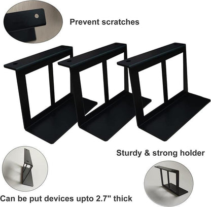 Under Desk Laptop Tablet Mini PC Storage Stand Metal Invisible Tray Rack, Height: 6.8cm - Laptop Stand by PMC Jewellery | Online Shopping South Africa | PMC Jewellery | Buy Now Pay Later Mobicred