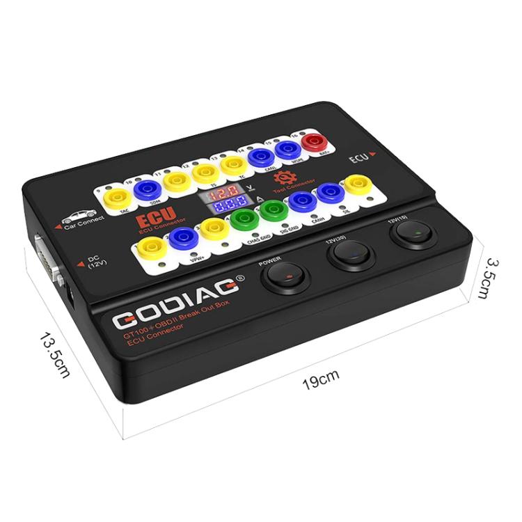 GODIAG GT100+ OBDII Breakout Box Diagnostic Port Tester ECU Bench Connector, UK Plug - free shipping - PMC Jewellery - Order now!