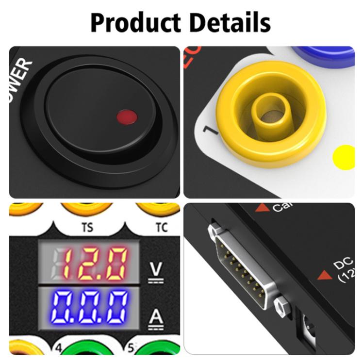 GODIAG GT100+ OBDII Breakout Box Diagnostic Port Tester ECU Bench Connector, UK Plug - free shipping - PMc TechLife - Order now!