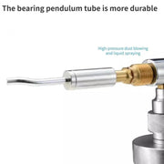 Car Interior Cleaning Tool Metal Bearing Rotating Core Accessories, Style: Long
