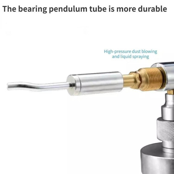 Car Interior Cleaning Tool Metal Bearing Rotating Core Accessories, Style: Long