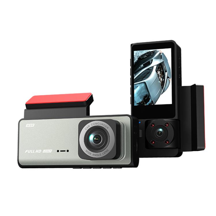G71 HD 1080P Three-Lens 2.0-Inch Infrared Night Vision Driving Recorder, Spec: No WIFI - Car DVRs by PMc TechLife | Online Shopping South Africa | PMc TechLife | Buy Now Pay Later Mobicred