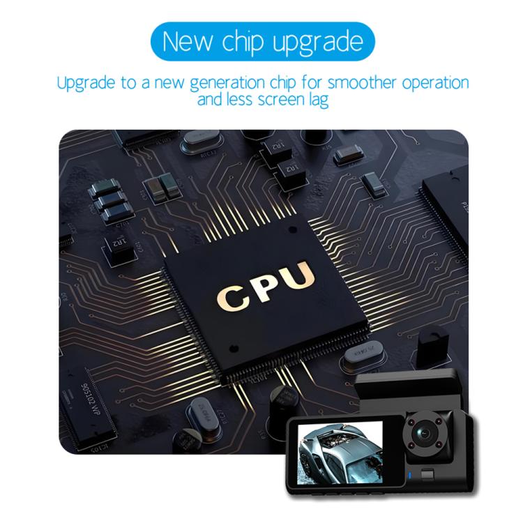 G71 HD 1080P Three-Lens 2.0-Inch Infrared Night Vision Driving Recorder, Spec: WIFI Connection - Car DVRs by PMc TechLife | Online Shopping South Africa | PMc TechLife | Buy Now Pay Later Mobicred