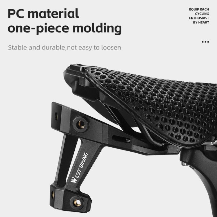 WEST BIKING Bicycle Saddle Adapter Extension Bottle Holder(Black) - free shipping - PMC Jewellery - Order now!