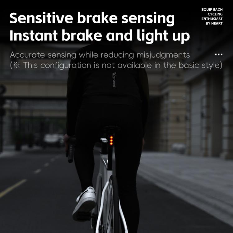 WEST BIKING Bicycle Night Riding Long Endurance Warning Brake Taillight, Style: Round Light Basic - Taillights by WEST BIKING | Online Shopping South Africa | PMC TechLife | Buy Now Pay Later Mobicred