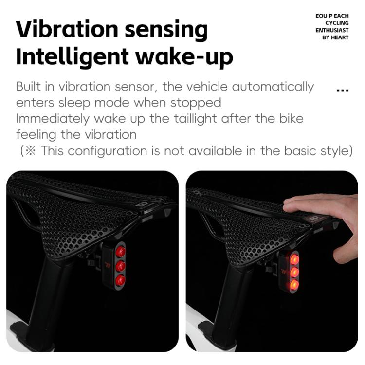 WEST BIKING Bicycle Night Riding Long Endurance Warning Brake Taillight, Style: Square Light Basic - free shipping - PMC TechLife - Order now!