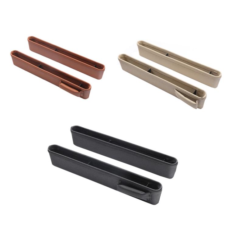 4207 1pair Universal Car Gap Storage Box Interior Decoration Supplies Car Storage Box(Beige) - Stowing Tidying by PMc TechLife | Online Shopping South Africa | PMc TechLife | Buy Now Pay Later Mobicred