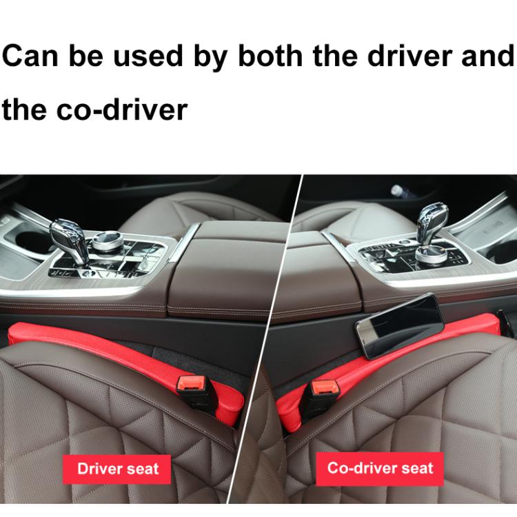 4156 1pair Car Seat Gap Plugs Leakproof Strips Vehicle Interior Supplies Seat Side Seam Strips(Red) - Seat Accessories by PMc TechLife | Online Shopping South Africa | PMc TechLife | Buy Now Pay Later Mobicred