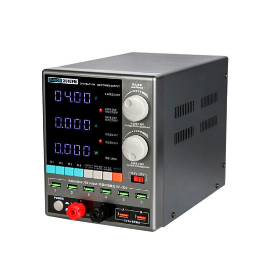 SUGON 3010PM 150W 30V 10A 4 Digital Display Cell Phone Repair Power Meter US Plug - free shipping - PMC Jewellery - Order now!