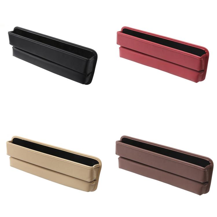 3311 2-in-1 Car Seat Gap Storage Box Gap Plug Strip Car Supplies(Brown) - Stowing Tidying by PMc TechLife | Online Shopping South Africa | PMc TechLife | Buy Now Pay Later Mobicred