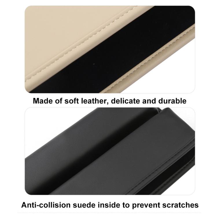 3311 2-in-1 Car Seat Gap Storage Box Gap Plug Strip Car Supplies(Brown) - Stowing Tidying by PMc TechLife | Online Shopping South Africa | PMc TechLife | Buy Now Pay Later Mobicred