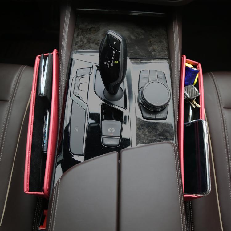 3311 2-in-1 Car Seat Gap Storage Box Gap Plug Strip Car Supplies(Red) - Stowing Tidying by PMc TechLife | Online Shopping South Africa | PMc TechLife | Buy Now Pay Later Mobicred