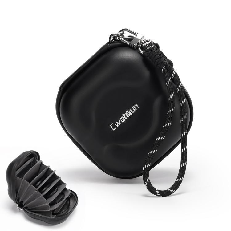 Cwatcun D164 Small Filter Organizer Camera Lens Digital Protection Bag(Black) - free shipping - PMC TechLife - Order now!