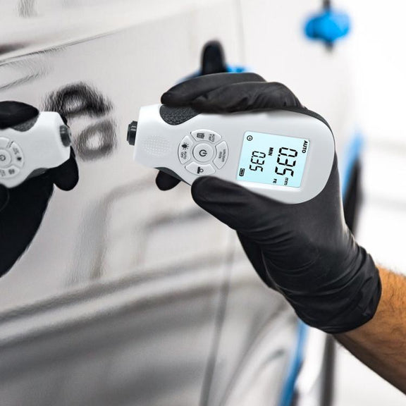 High-Precision Anti-Slip Paint Coating Thickness Gauge(White)