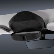 For Tesla Suede Leather Glasses Storage Box, Model: 2024 Model 3 Black