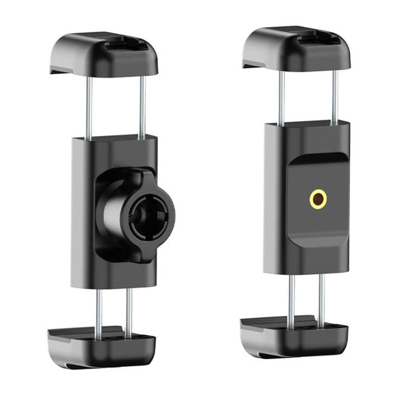 Telescopic Mobile Phone Extension Clamp with 1/4 Threaded Interface(Dual Screw Hole)