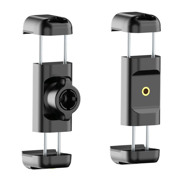 Telescopic Mobile Phone Extension Clamp with 1/4 Threaded Interface(Dual Screw Hole)