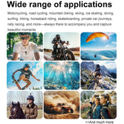 SOOCOO SAW1 With 64G Memory Card 4K HD Anti-Shake Water-resistant Motorcycle Riding Recorder Chest Head Mounted Diving Thumb Camera