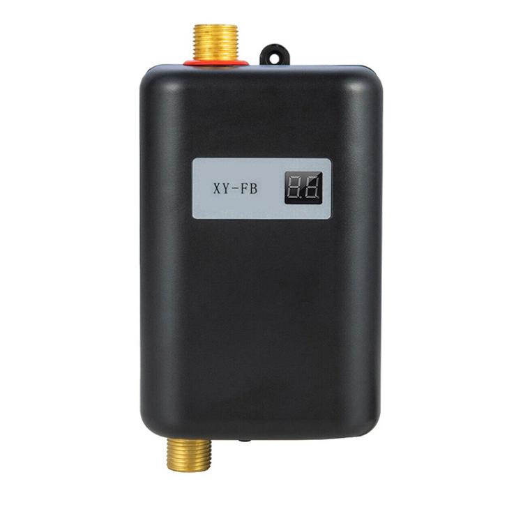 3000W Small Tankless Electric Water Heater For Kitchen Bathroom EU Plug(Black) - free shipping - PMC TechLife - Order now!