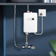 3000W Small Tankless Electric Water Heater For Kitchen Bathroom AU Plug(Gold)