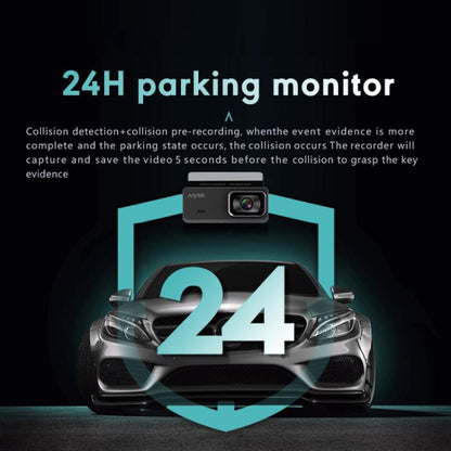 Anytek T1 PRO 3.2 Inch 2K HD Night Vision Car Recorder Hidden Car Camera Front And Rear Dual Recording - free shipping - PMC Jewellery - Order now!