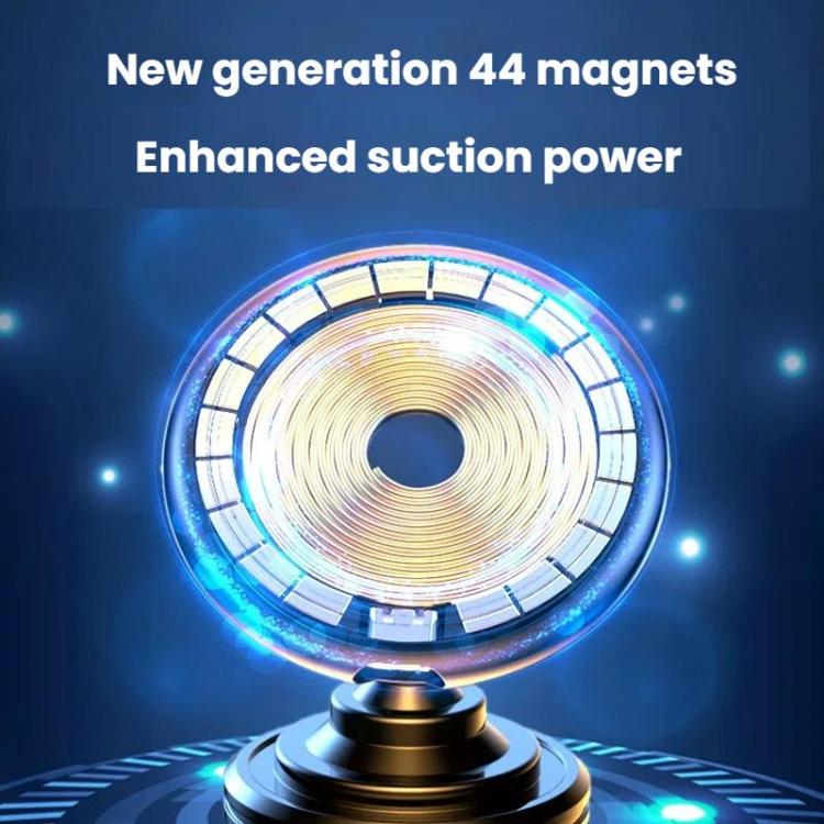 15W Car Magnetic Wireless Charging Phone Holder Alloy Base, Spec: Air Outlet Black - Wireless Charger Holders by PMc TechLife | Online Shopping South Africa | PMc TechLife | Buy Now Pay Later Mobicred