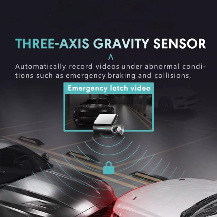 Anytek T3 PRO 2 inch 2K HD Night Vision Car Recorder Hidden Car Camera Front & Rear Dual Recording(Black) - free shipping - PMC Jewellery - Order now!