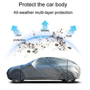 Car PE Film Water-resistant And Dustproof Four Seasons Universal Coat Cover, Size: S(Silver Gray)