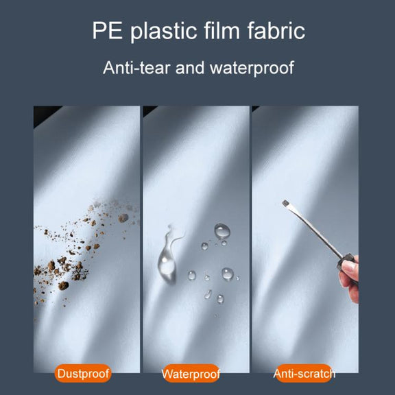Car PE Film Water-resistant And Dustproof Four Seasons Universal Coat Cover, Size: S(Silver Gray)