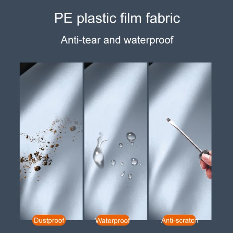 Car PE Film Water-resistant And Dustproof Four Seasons Universal Coat Cover, Size: S(Silver Gray)